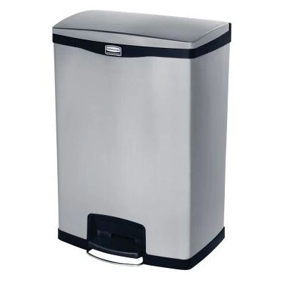 Rubbermaid 1901999 Cubo de basura metálico con pedal - 90L Rubbermaid 1901999 Cubo de basura metálico con pedal - 90L