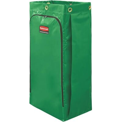 Sacco riciclaggio Rubbermaid - 128L, Simbolo universale, Verde Sacco riciclaggio Rubbermaid - 128L, Simbolo universale, Verde