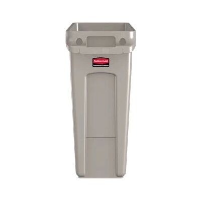 Rubbermaid Slim Jim Abfallbehälter - Platzsparend, Belüftet, 60L Rubbermaid Slim Jim Abfallbehälter - Platzsparend, Belüftet, 60L