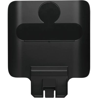 Tampa de lixo de resina Rubbermaid Preta - Para etiquetas de fluxo de resíduos Tampa de lixo de resina Rubbermaid Preta - Para etiquetas de fluxo de resíduos