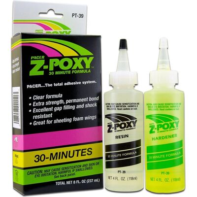 ZAP PT-39 - Hoge sterkte epoxy lijm voor glasvezel en metaal ZAP PT-39 - Hoge sterkte epoxy lijm voor glasvezel en metaal