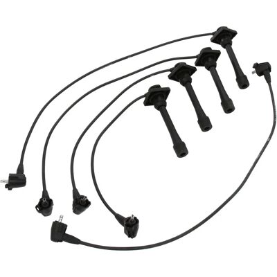 NGK 9167 Toyota tenningsett - Motstand, Svart, 4 Ledninger NGK 9167 Toyota tenningsett - Motstand, Svart, 4 Ledninger