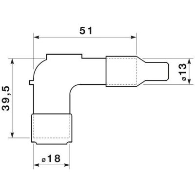 NGK LB01FF 60 mm Anti-parasit - Elektrisk komponent NGK LB01FF 60 mm Anti-parasit - Elektrisk komponent
