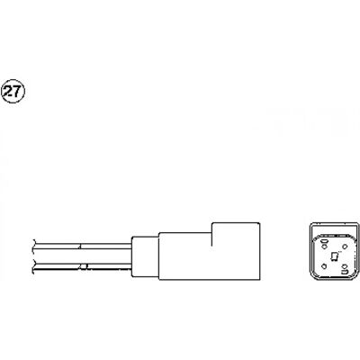 NGK 91312 Oxygensensor - Ford Fiesta, Ka, Mazda NGK 91312 Oxygensensor - Ford Fiesta, Ka, Mazda