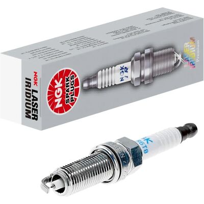 NGK Iridium Zündkerze - M12 x 1,25 - 26,5mm - 0,8mm Abstand - Zündkerzentyp DILKAR6T8 NGK Iridium Zündkerze - M12 x 1,25 - 26,5mm - 0,8mm Abstand - Zündkerzentyp DILKAR6T8