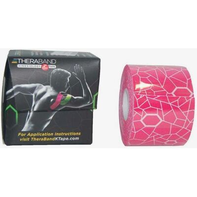 Thera-Band Kinesiology Tape Rose - Soutien et Soulagement - Publicité Thera-Band Kinesiology Tape Rose - Soutien et Soulagement - Publicité