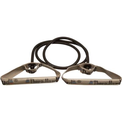 Tubo de resistencia Thera-Band - 1,40 m, Asa flexible, negro Tubo de resistencia Thera-Band - 1,40 m, Asa flexible, negro