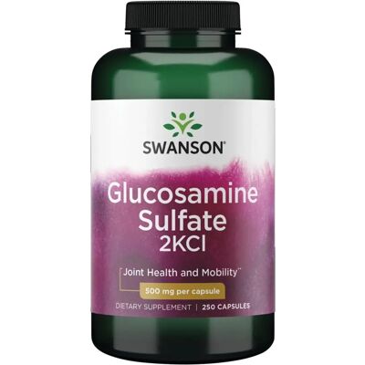 Swanson Glucosaminsulfat 2KCl 500 mg - Gelenksunterstützung Swanson Glucosaminsulfat 2KCl 500 mg - Gelenksunterstützung