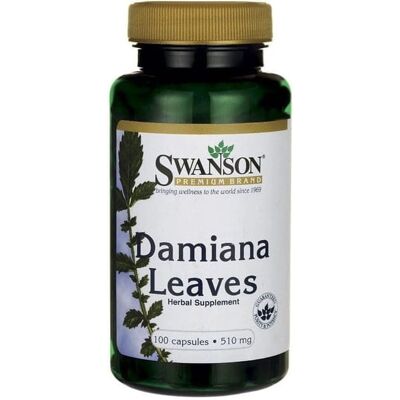 Swanson Damiana 510mg Kapseln - Nahrungsergänzungsmittel Swanson Damiana 510mg Kapseln - Nahrungsergänzungsmittel