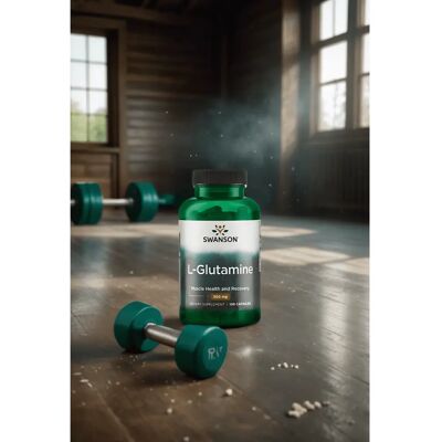 Swanson L-Glutammina 500mg - Integratore per Muscoli e Cervello Swanson L-Glutammina 500mg - Integratore per Muscoli e Cervello