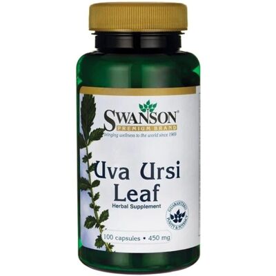Swanson Foglia di Uva Ursi 450mg Capsule - Integratori alimentari Swanson Foglia di Uva Ursi 450mg Capsule - Integratori alimentari
