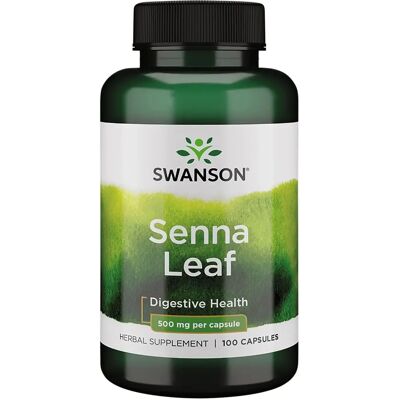 Swanson Senna Leaf 500mg Capsules - Product Type Swanson Senna Leaf 500mg Capsules - Product Type
