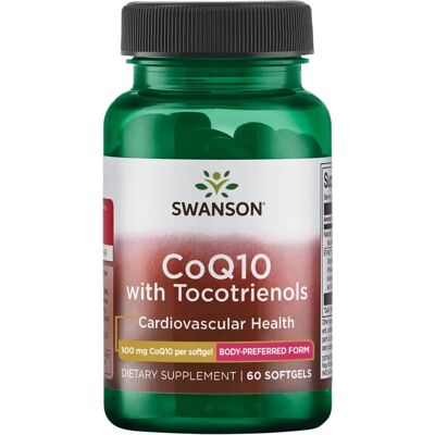 Swanson CoQ10 100 mg with Tocotrienols 10 mg - Supplements Swanson CoQ10 100 mg with Tocotrienols 10 mg - Supplements