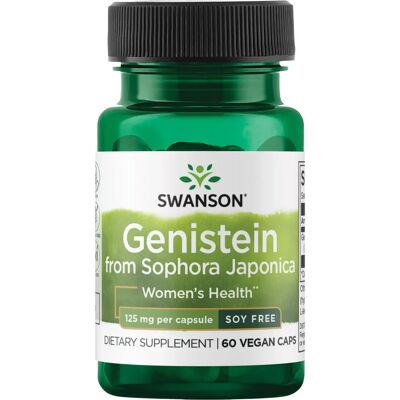 Swanson Genistein aus Kaktusfeige - Sojafrei, 125 mg - 60 Kapseln Swanson Genistein aus Kaktusfeige - Sojafrei, 125 mg - 60 Kapseln