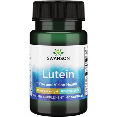 Swanson Lutein 20mg - Suplemento para la salud ocular Swanson Lutein 20mg - Suplemento para la salud ocular