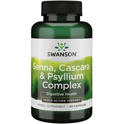 Swanson Senna Cascara Psyllium Complex - 90 capsules Swanson Senna Cascara Psyllium Complex - 90 capsules