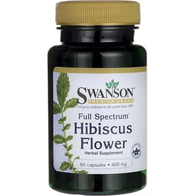 Swanson Hibiscusblüte 400mg Kapseln - Nahrungsergänzungsmittel Swanson Hibiscusblüte 400mg Kapseln - Nahrungsergänzungsmittel