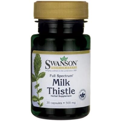 Swanson Vollspektrum Mariendistel 500 mg - Nahrungsergänzung Swanson Vollspektrum Mariendistel 500 mg - Nahrungsergänzung