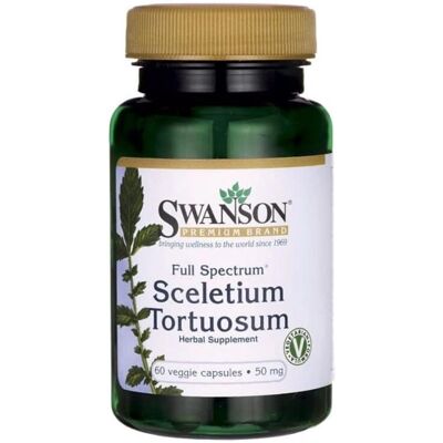 Swanson Full Spectrum Sceletium Tortuosum 50 mg - Capsules Swanson Full Spectrum Sceletium Tortuosum 50 mg - Capsules