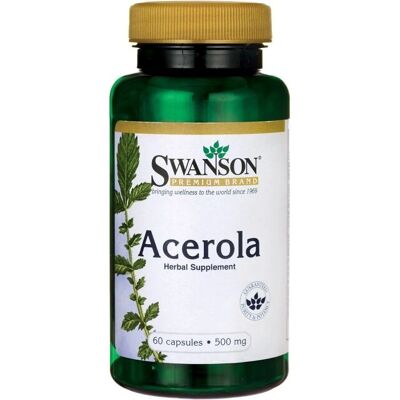 Swanson Acerola 500mg Vitamin C Kapseln - Vitamin C Ergänzung Swanson Acerola 500mg Vitamin C Kapseln - Vitamin C Ergänzung