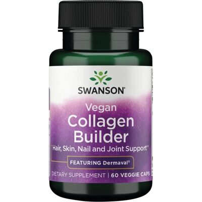 Swanson Vegan Collagen Builder - Supports natural collagen, 60 capsules Swanson Vegan Collagen Builder - Supports natural collagen, 60 capsules