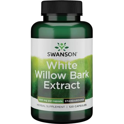 Swanson White Willow Bark Extract 500mg - Supports Joint & Muscle Comfort Swanson White Willow Bark Extract 500mg - Supports Joint & Muscle Comfort