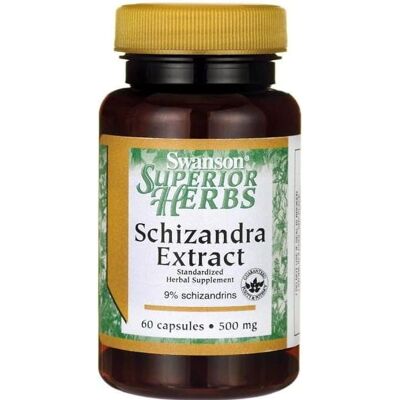 Swanson Schizandra Extract 500mg - Herbal Supplement Swanson Schizandra Extract 500mg - Herbal Supplement