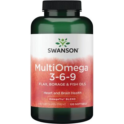 Swanson Omega 3-6-9 Borretsch Fisch Leinsamenöl Kapseln Swanson Omega 3-6-9 Borretsch Fisch Leinsamenöl Kapseln