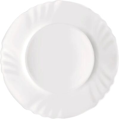 Bormioli Rocco 7864 Weiß Gehärtetes Glas Essteller - Dinner Plate Bormioli Rocco 7864 Weiß Gehärtetes Glas Essteller - Dinner Plate