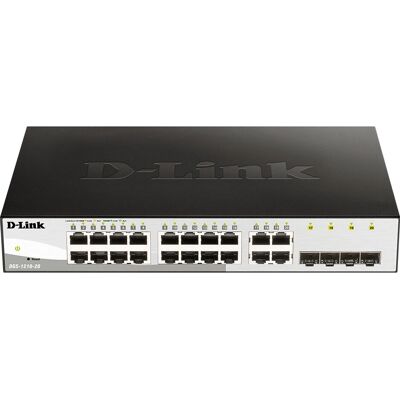 D-Link DGS-1210-20 Nätverksswitch - Hanterad Layer 2 20 portar Svart D-Link DGS-1210-20 Nätverksswitch - Hanterad Layer 2 20 portar Svart