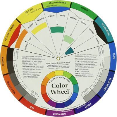 The Color Wheel Company - Artist's Colour Wheel - Diameter 23.5 cm - Color wheel The Color Wheel Company - Artist's Colour Wheel - Diameter 23.5 cm - Color wheel
