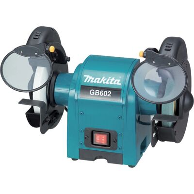 Makita GB602 Doppel-Schleifbock - 150mm, 2850 U/min, 250W Makita GB602 Doppel-Schleifbock - 150mm, 2850 U/min, 250W