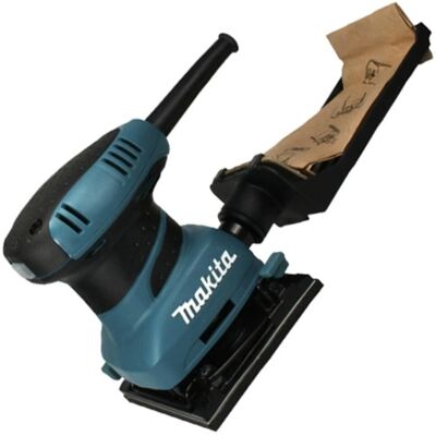 Makita BO4555 Palm Sander - Ergonomic 200W for tight spaces Makita BO4555 Palm Sander - Ergonomic 200W for tight spaces