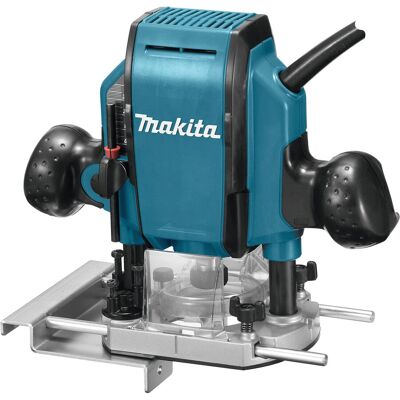 Makita RP0900K Bovenfrees - 900W, Verstellbare Tiefe, Softgrip Makita RP0900K Bovenfrees - 900W, Verstellbare Tiefe, Softgrip