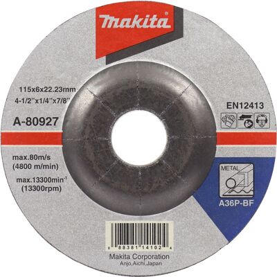 Makita A-80927 Winkelschleifer-Zubehör - Metall 115mm Makita A-80927 Winkelschleifer-Zubehör - Metall 115mm