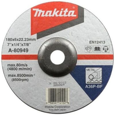 Makita A-80949 Winkelschleifer Zubehör - Metallschneideplatte Makita A-80949 Winkelschleifer Zubehör - Metallschneideplatte