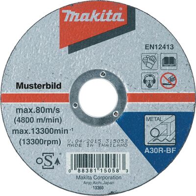 Makita A-85313 Schwerlast-Metallschneidblatt - Winkelschleifer-Zubehör Makita A-85313 Schwerlast-Metallschneidblatt - Winkelschleifer-Zubehör