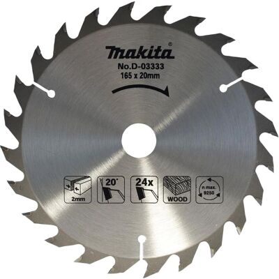 Makita D-03349 Lâmina de Serra Circular - Madeira - 165x20x40 Dentes Makita D-03349 Lâmina de Serra Circular - Madeira - 165x20x40 Dentes