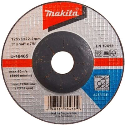 Makita D-18465 Vinkelslipstillbehör - Metall Slipplatta Makita D-18465 Vinkelslipstillbehör - Metall Slipplatta