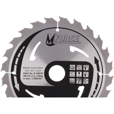Makita B-08078 Kreissägeblatt - Revolutionäres Zahndesign Makita B-08078 Kreissägeblatt - Revolutionäres Zahndesign