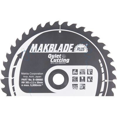 Makita B-08660 Kreissägeblatt - 40 Zähne Makita B-08660 Kreissägeblatt - 40 Zähne