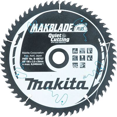 Makita B-08866 Kreissägeblatt - 350mm, 3mm, 100Z Makita B-08866 Kreissägeblatt - 350mm, 3mm, 100Z