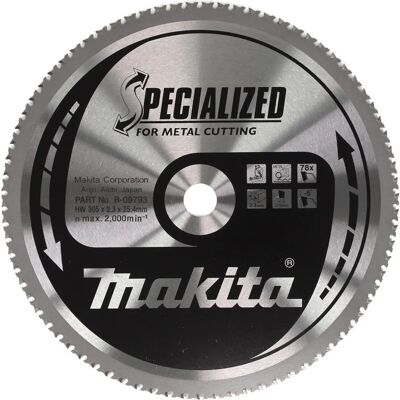Makita B-09793 Hartmetall Dünne Metallsägeblatt - Metallschneiden Makita B-09793 Hartmetall Dünne Metallsägeblatt - Metallschneiden