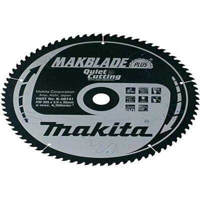 Makita B-08707 Makblade Plus Kreissägeblatt - 70 Zähne, 260mm, 5° Makita B-08707 Makblade Plus Kreissägeblatt - 70 Zähne, 260mm, 5°