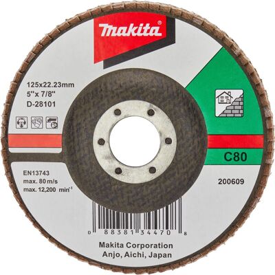 Makita - D-28101 - 125mm - Siliziumkarbid 80 - Schleifscheibe Makita - D-28101 - 125mm - Siliziumkarbid 80 - Schleifscheibe