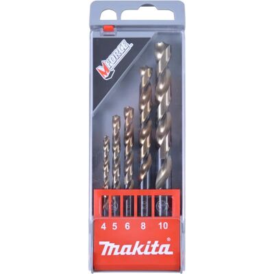 Makita D-30508 Bohrerset - Metall, 4-10mm, 5 Stück Makita D-30508 Bohrerset - Metall, 4-10mm, 5 Stück