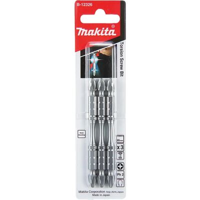 Makita B-12326 Schraubenzieherbit - PH2, 85mm, 3er Set Makita B-12326 Schraubenzieherbit - PH2, 85mm, 3er Set