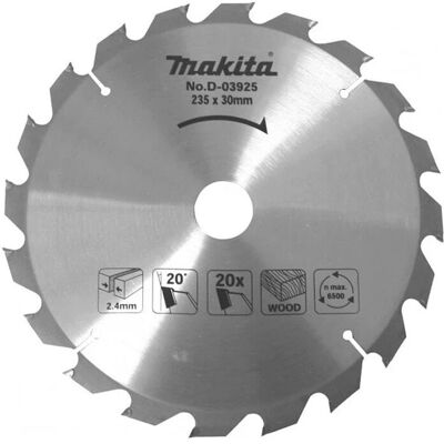 Makita - HS300DW - 85 mm - 15-20D - Lame de scie Makita - HS300DW - 85 mm - 15-20D - Lame de scie