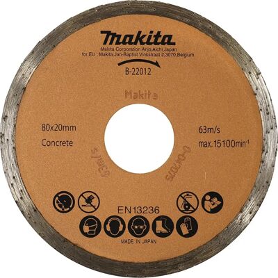 Makita B-22012 - Diamantscheibe für Glas Makita B-22012 - Diamantscheibe für Glas