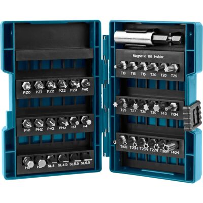 Makita B-28606-10 Schraubendreher Bit-Set - 37 Stück Makita B-28606-10 Schraubendreher Bit-Set - 37 Stück